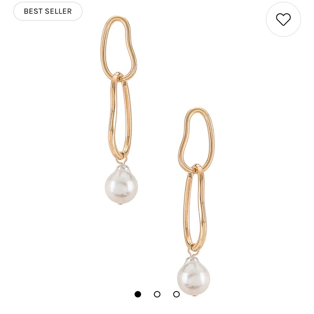 Ettika Pearl Drop Earrings - new with tags